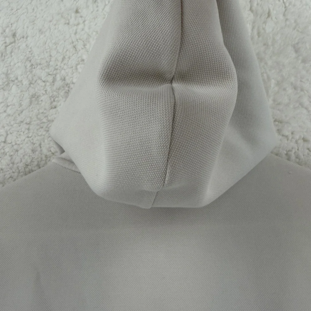 Polo Ralph Lauren Pullover Hoodie Mens Medium Gray Polo Sport 12M Yacht Flag USA